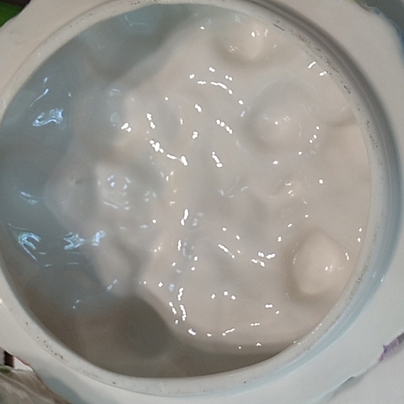 GKA BRAND Flower floral Basket Cookie Jar Ceramic - Picture 6 of 12